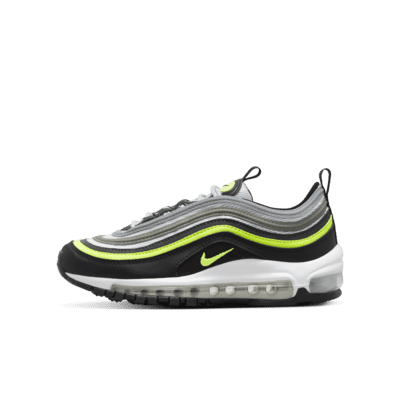 Nike air max 97 black and neon green best sale